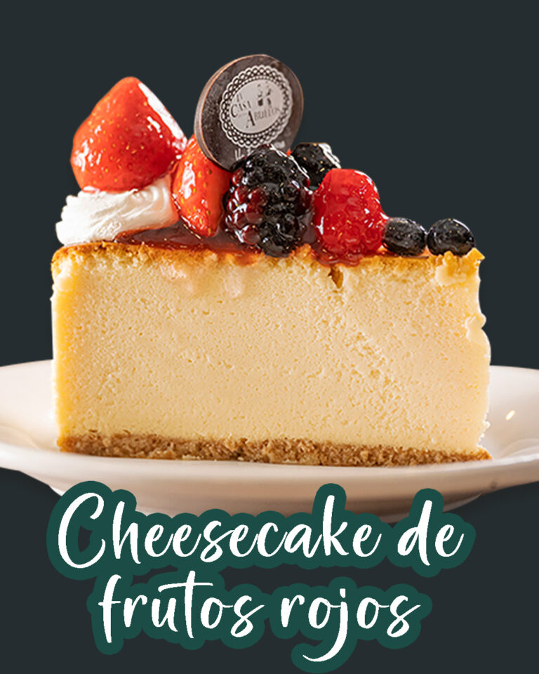 cheesecake de frutos rojos