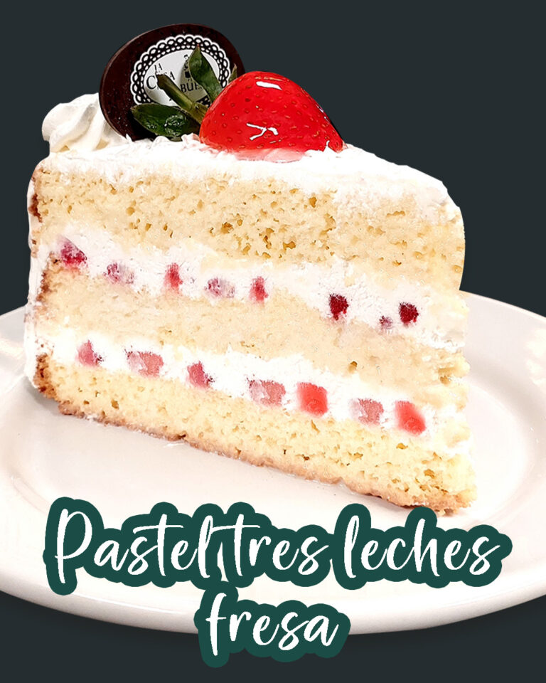 pastel 3 leches fresa